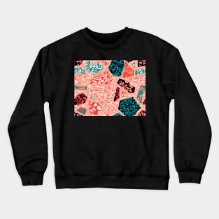 Flat Colorful Terrazzo | Urban Finery Crewneck Sweatshirt